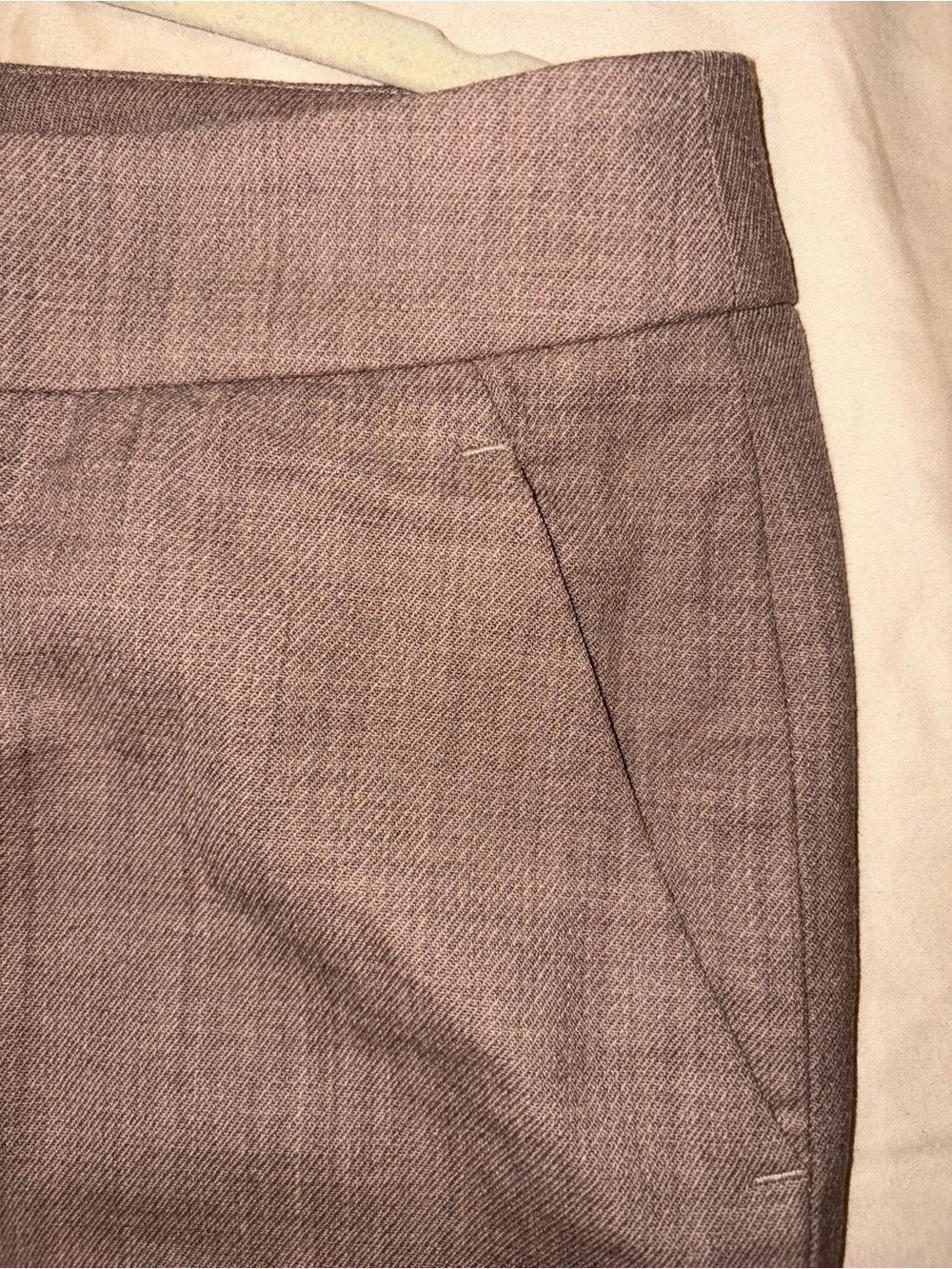 Akris Punto Brown Straight-Leg Wool Blend Pants Sz 10 - Picture 5 of 11